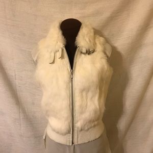 Wilson’s leather rabbit fur vest